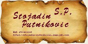 Stojadin Putniković vizit kartica